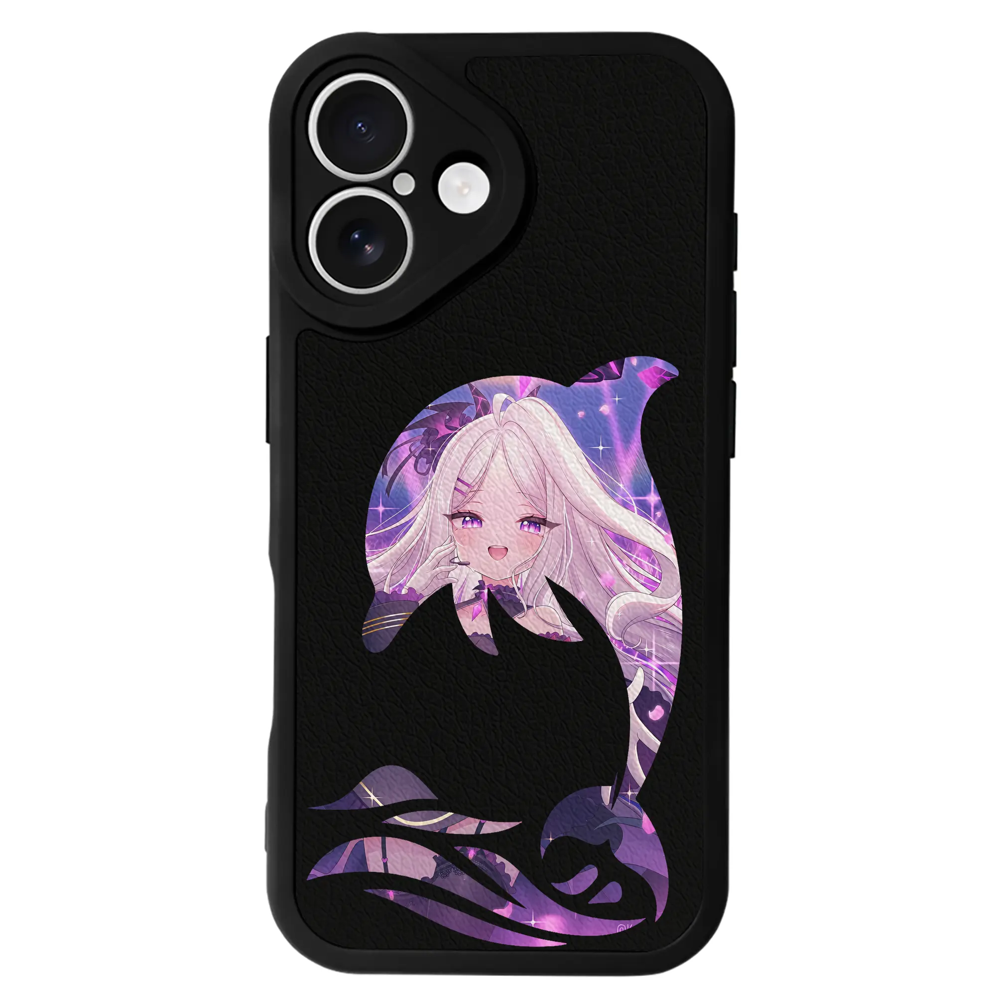 ブルーアーカイブ グッズ 空崎ヒナ - IPhone 16シリーズ対応 ・ シリコンスマホケース ・ レザー調 ・ 高精度フィット ・ 耐衝撃 ・ ワイヤレス充電対応 ・ 精密カット